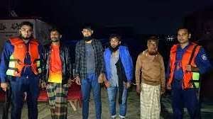 চাঁঁদপুরের মেঘনা পাড়ের মাটি কাটায় ৪ জনকে দুই লাখ টাকা জরিমানা